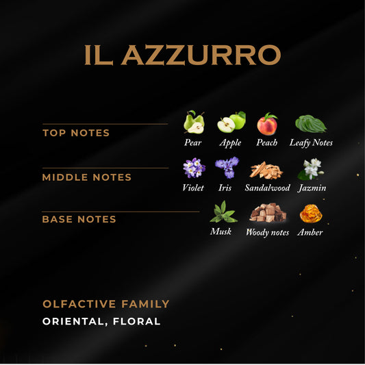 ILMIN Parfums IL AZZURRO Extrait De Parfum Spray 1oz / 30ml